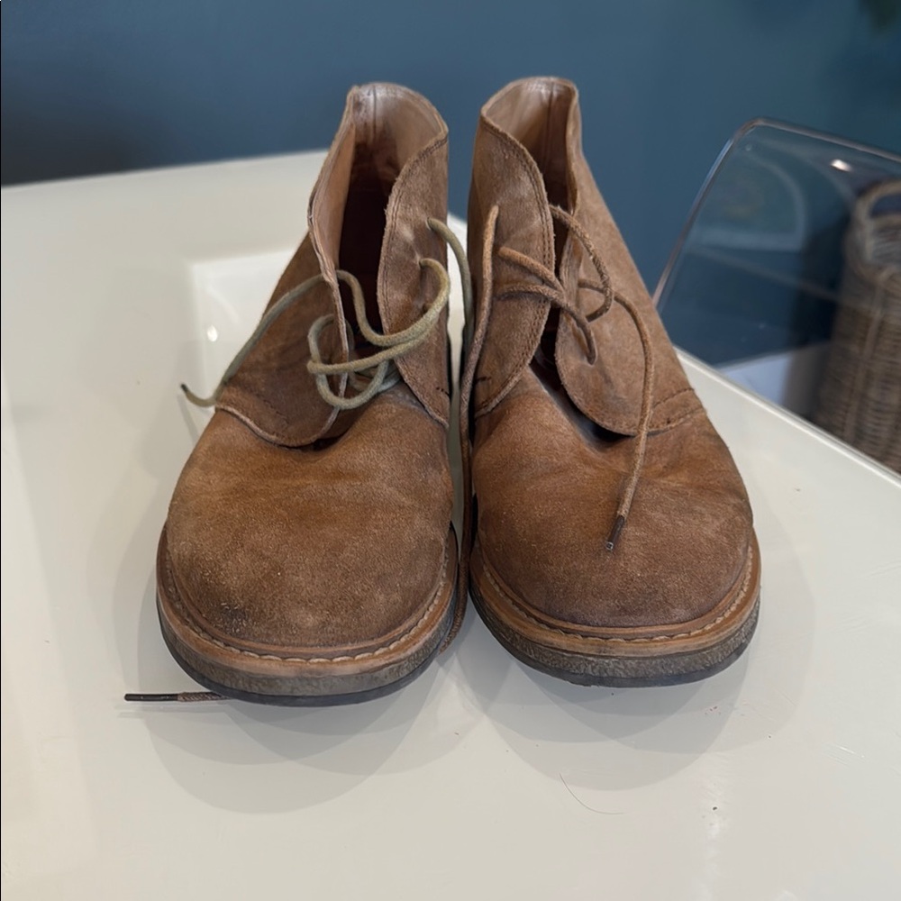 1901 Nordstroms Men's Brown Suede Lace-Up Boots 10m - Picture 6 of 7
